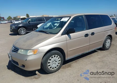 2002 Honda Odyssey Lx z USA, uszkodzony, nr VIN 2HKRL18542H546293